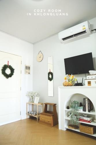 อพาร์ตเมนต์ 1 ห้องนอน 1 ห้องน้ำส่วนตัว ขนาด 28 ตร.ม. – คลองหลวง (Cozy Room In Khlongluang II - Self Check-In)1