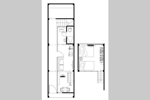 อพาร์ตเมนต์ 1 ห้องนอน 1 ห้องน้ำส่วนตัว ขนาด 55 ตร.ม. – สีลม (S1 Large Duplex Silom 3 Beds, Full Kitchen WIFI)4