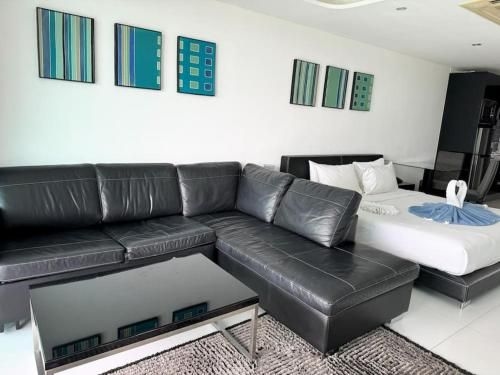 Unique sea view studio with private terrace & pool0