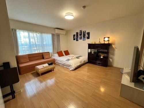 อพาร์ตเมนต์ 1 ห้องนอน 1 ห้องน้ำส่วนตัว ขนาด 25 ตร.ม. – นัมบะ (Seinoizumi Private Accommodation)2