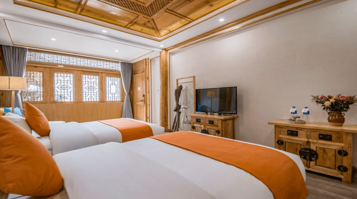 ฟลอรัล โฮเทล ฉวาน เหอเฟิง ไลท์ ลักชัวรี ฮอลิเดย์ คอร์ทยาร์ด ซื่อฟาง สตรีท (Floral Hotel Qu'an Hefeng Light Luxury Holiday Courtyard Sifang Street)2