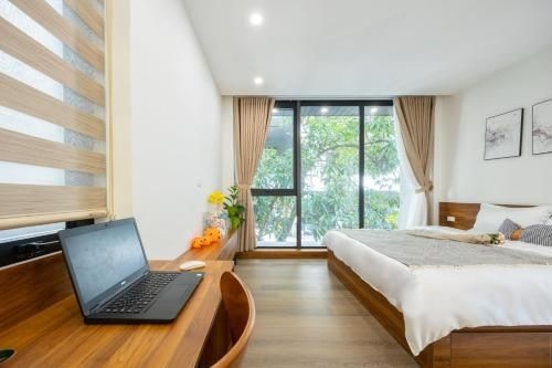 อพาร์ตเมนต์ 2 ห้องนอน 2 ห้องน้ำส่วนตัว ขนาด 80 ตร.ม. – เขตเตย์โฮ (Urchin Apartment)1