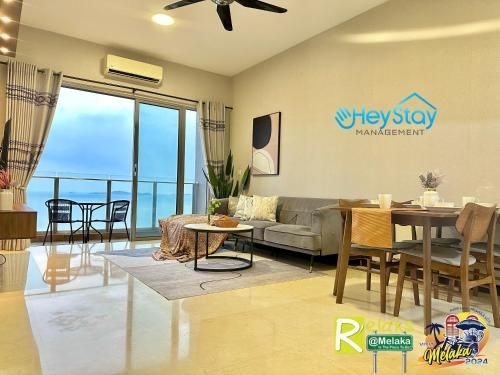 อพาร์ตเมนต์ 2 ห้องนอน 2 ห้องน้ำส่วนตัว ขนาด ตร.ม. – เมลาคา รายา (Silverscape 2Br 6Pax/Seaview/TVBox)4