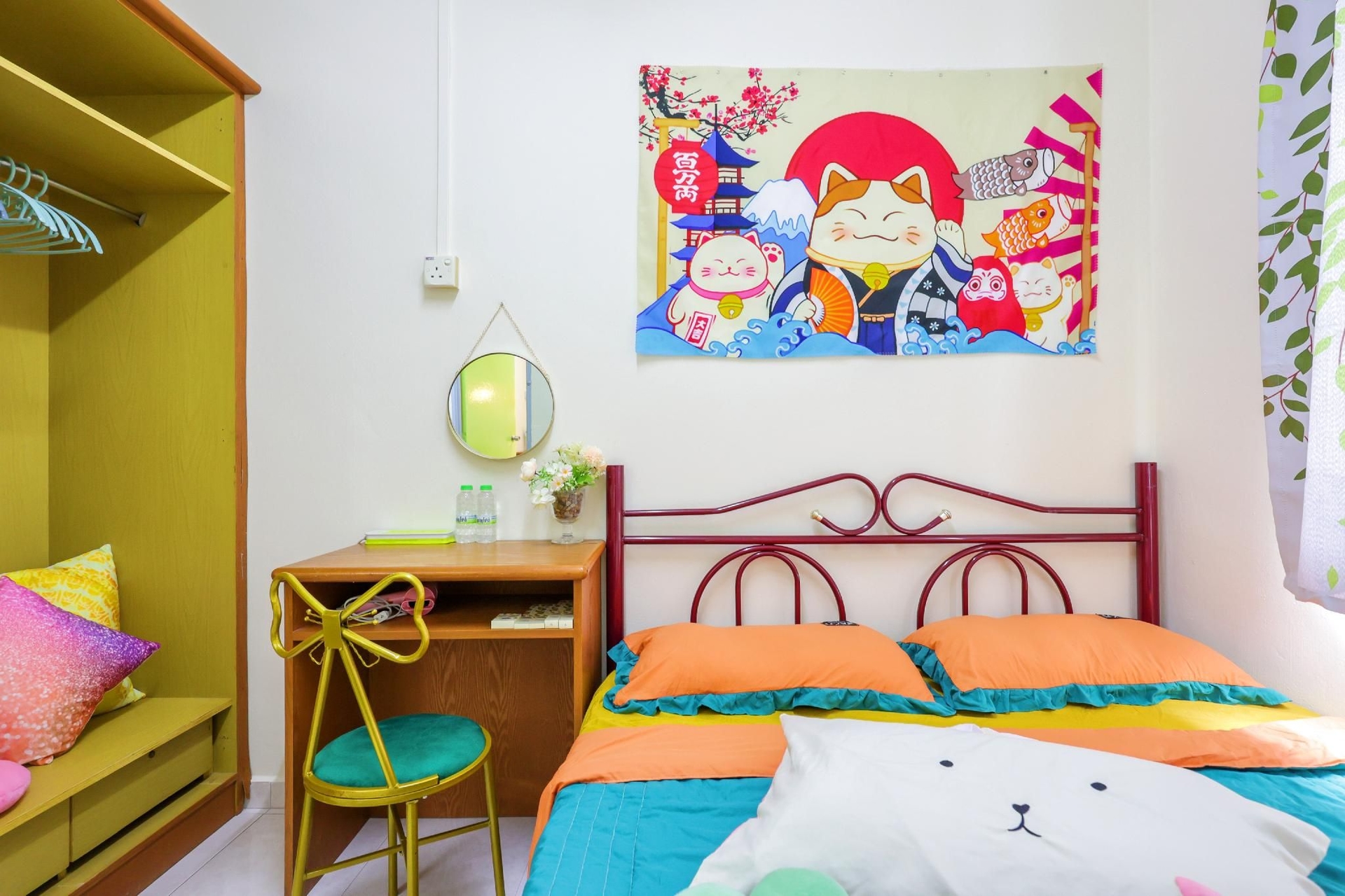 บ้านเดี่ยว 3 ห้องนอน 2 ห้องน้ำส่วนตัว ขนาด 100 ตร.ม. – จองเกอร์ (Free Wifi, 8 pax- 50% Off, 3 Rooms, Fortune Cat)2