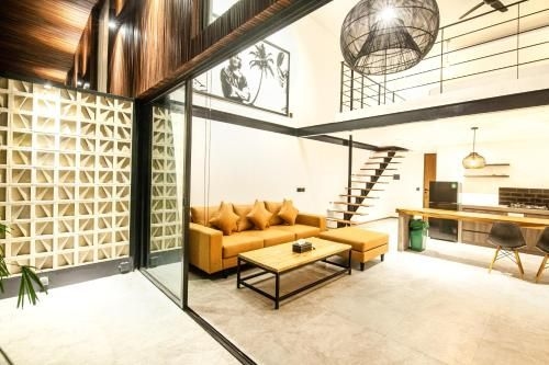 1 ห้องนอน 1 ห้องน้ำส่วนตัว ขนาด 0 ตร.ม. – แคงกู (LOFT 2. Spacious Loft 200m from Canggu Beach)1