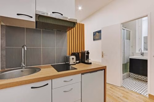 สตูดิโอแสนอบอุ่น สำหรับ 2 คน – ย่านเฆปูบลีก / เลอมารายส์ (Cosy Studio for 2P - Republique/Marais)3