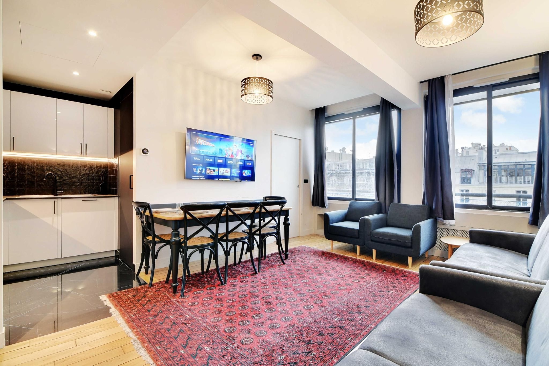 โมเดิร์น อพาร์ตเมนต์ เนียร์ ปาเลส์ การ์นิเย่ร์ (Modern apartment near Palais Garnier)0