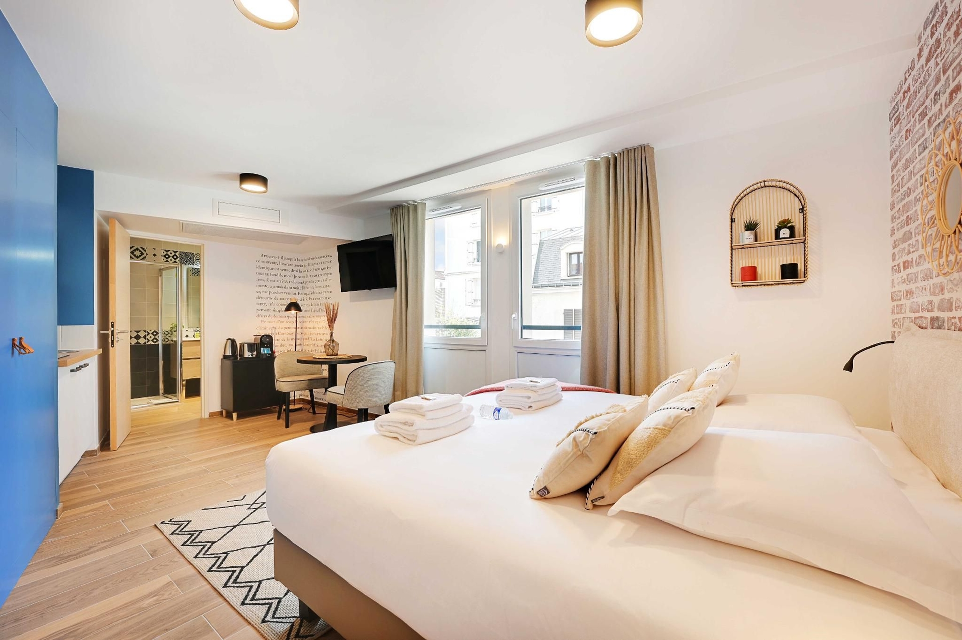 โคซี่ สตูดิโอ วิธ รูฟท็อป แอนด์ แอร์ - 2 คน - ว็องเว (Cosy studio with rooftop and A/C - 2P - Vanves)4
