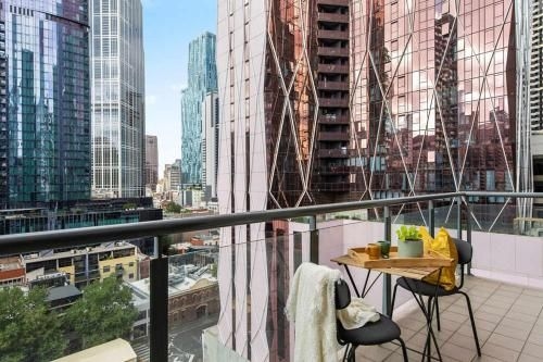 อพาร์ตเมนต์ 2 ห้องนอน 1 ห้องน้ำส่วนตัว ขนาด 95 ตร.ม. – อื่นๆ (Chic 2BR Loft Near Melbourne Central, Free Parking)1