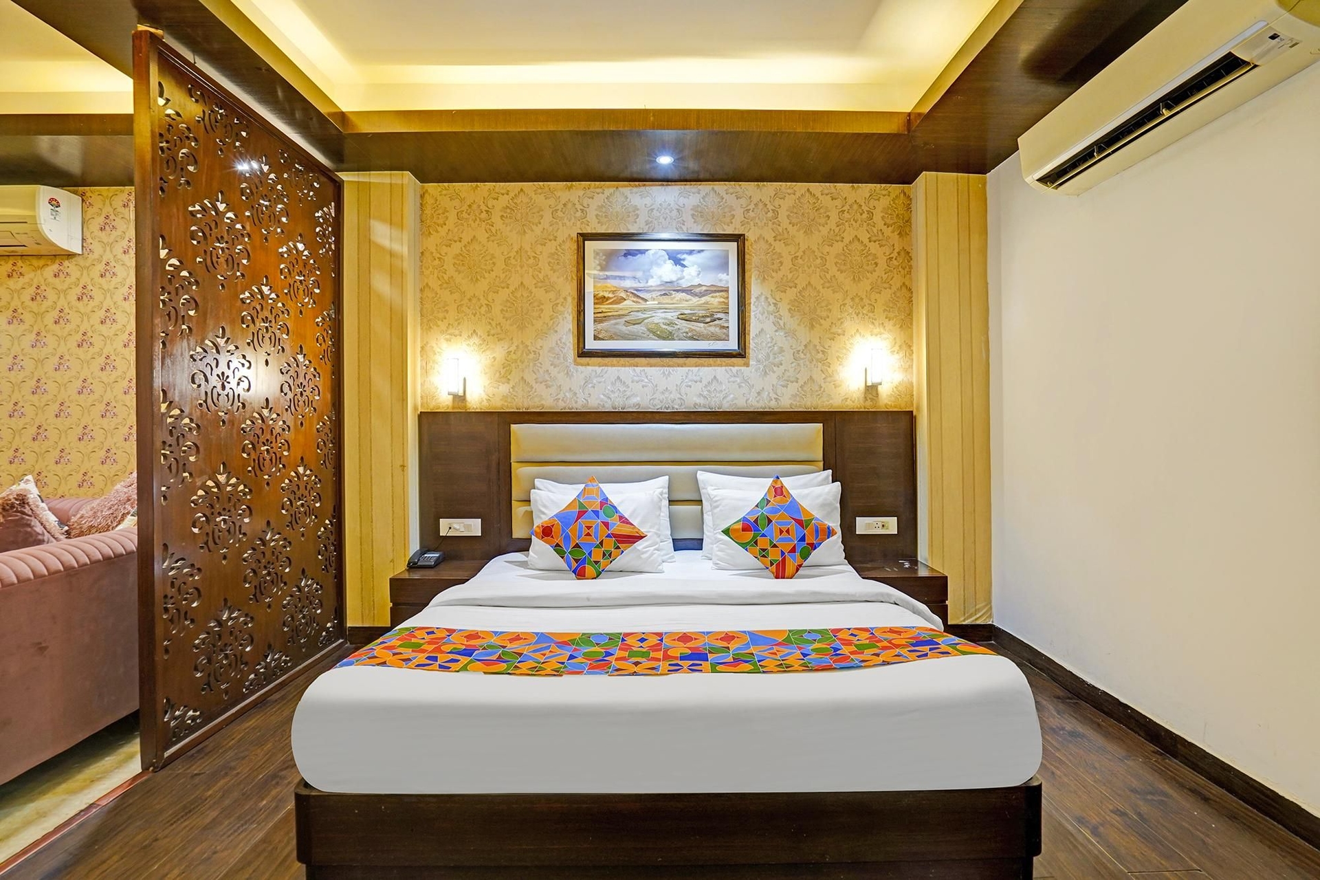 แฟ็บโฮเทล กาแล็กซี่ – ใกล้สถานีรถไฟฟ้าใต้ดินพาเทล นาการ์ (FabHotel Galaxy - Nr. Patel Nagar Metro)3