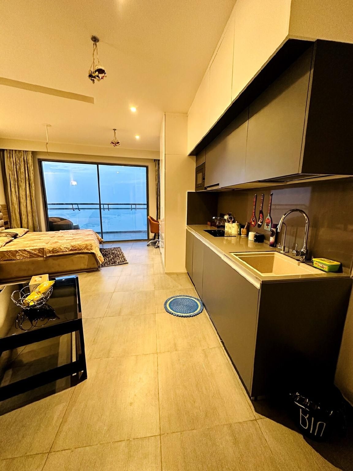 อพาร์ตเมนต์ 1 ห้องนอน 1 ห้องน้ำส่วนตัว ขนาด 800 ตร.ม. – ฟาริดาบัด (Sunset view point @41st floor)0