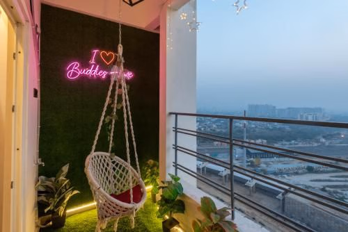 อพาร์ตเมนต์ 1 ห้องนอน 1 ห้องน้ำส่วนตัว ขนาด ตร.ม. – เกรทเตอร์ นอยดา (Jacuzzi & Big Screen By Buddies Home)1