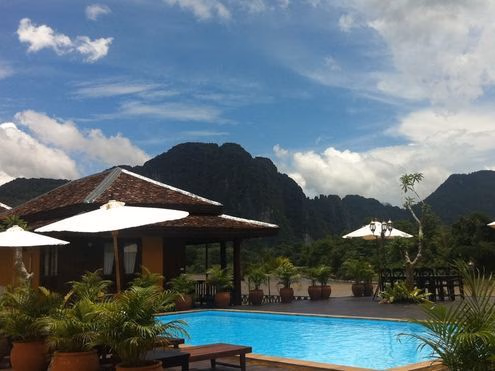 Villa Vang Vieng Riverside0