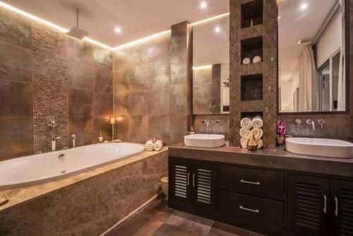 Luxury beachfront villa with private beach access2