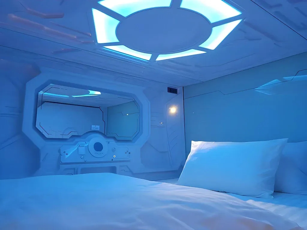 อวกาศ แคปซูล โฮเทล - สนามบินสุวรรณภูมิ (Avagard Capsule Hotel - Suvarnabhumi Airport)2