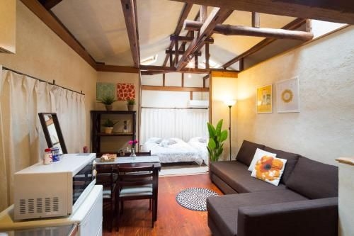 Traditional Room Surrounded by Trees0