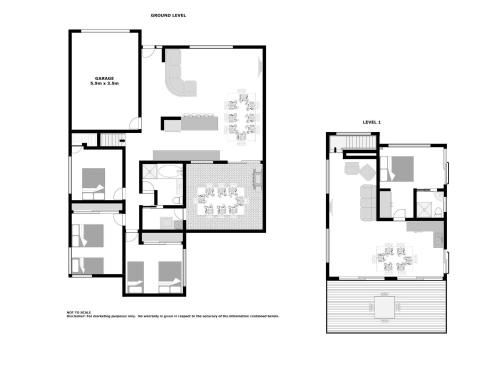Beach House' 8 Mistral Close - large house with aircon3