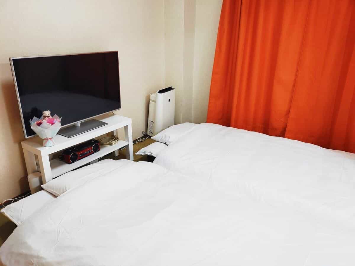 อพาร์ตเมนต์ 1 ห้องนอน 1 ห้องน้ำส่วนตัว ขนาด 36 ตร.ม. – นัมบะ