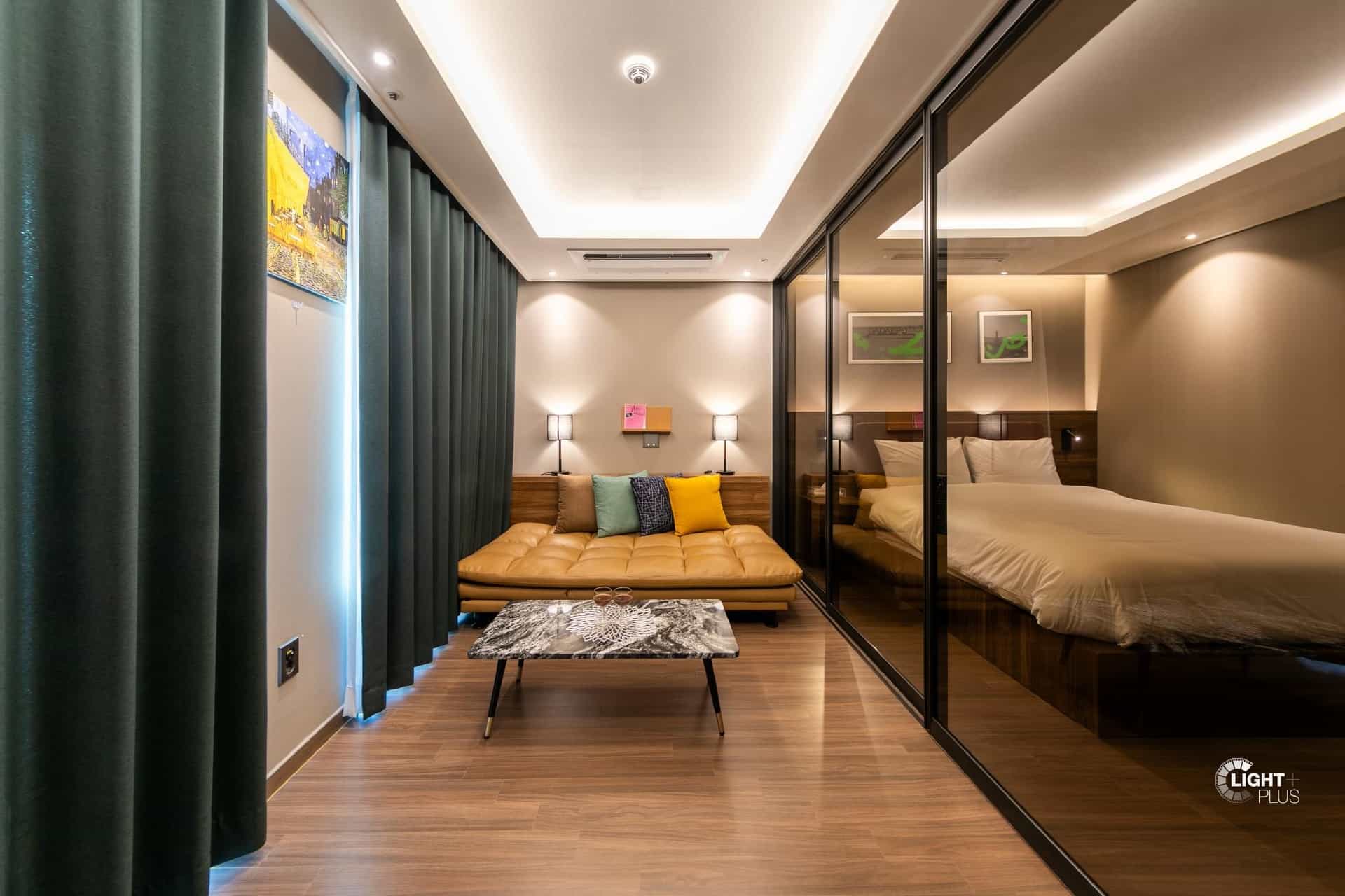 อพาร์ตเมนต์ 1 ห้องนอน 1 ห้องน้ำส่วนตัว ขนาด 62 ตร.ม. – เขตแฮอุนแด
