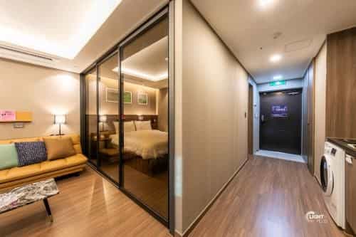 อพาร์ตเมนต์ 1 ห้องนอน 1 ห้องน้ำส่วนตัว ขนาด 62 ตร.ม. – เขตแฮอุนแด