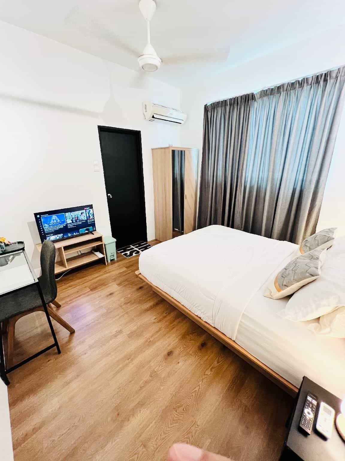 อพาร์ตเมนต์ 1 ห้องนอน 1 ห้องน้ำส่วนตัว ขนาด  ตร.ม. – ใจกลางเมืองชะฮ์อาลัม