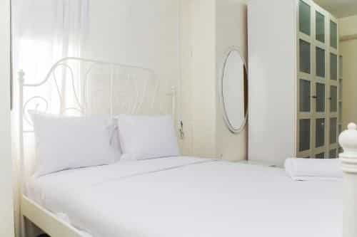White and Nice 1BR at Bassura City Apt By Travelio