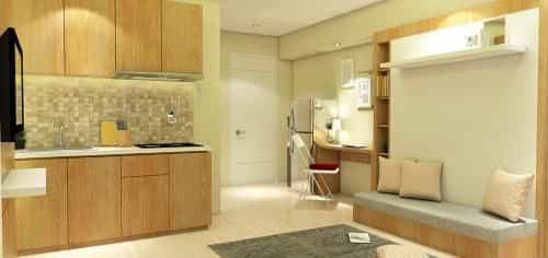 อพาร์ตเมนต์ 1 ห้องนอน 1 ห้องน้ำส่วนตัว ขนาด 21 ตร.ม. – เสเน็น