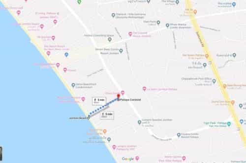 One-bedroom Seaview Jomtien Beach Pattaya Chain Funcat