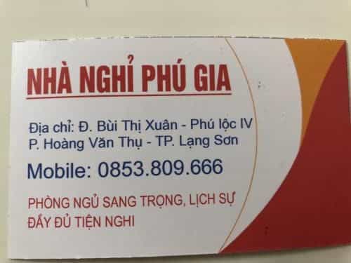 Nha nghi Phu Gia Nha nghi Phu Gia