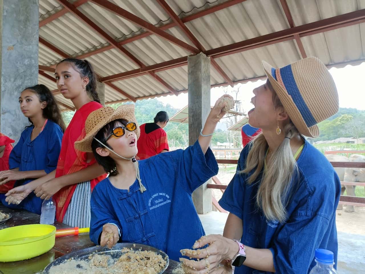 Elephant Care & Bonding Experience at Chokchai Elephant Camp3