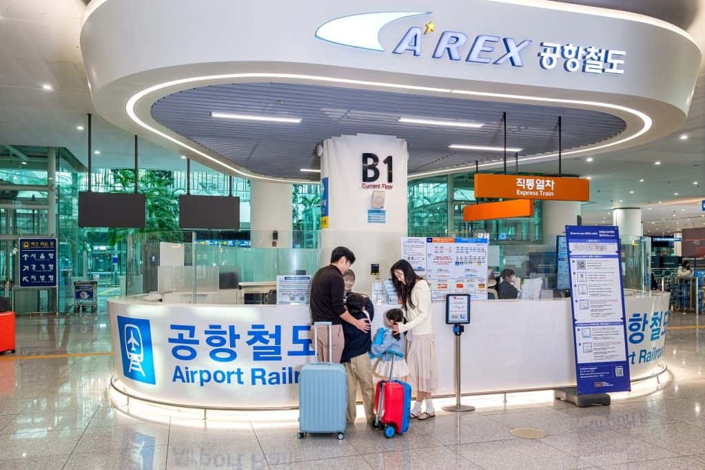 บัตรโดยสารรถไฟ AREX Incheon Airport Express แบบเที่ยวเดียว (สนามบินอินชอน ↔ สถานีโซล)1