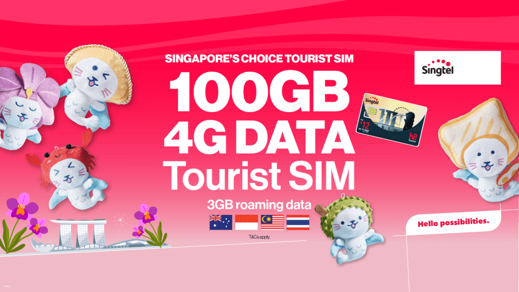 ซิมสิงคโปร์ 5G/4G ที่ดีที่สุดจาก Singtel | พร้อมตัวเลือกบัตร EZ-Link 2-in-1 | รับซิมได้ที่สนามบิน/ในเมือง | สิงคโปร์3