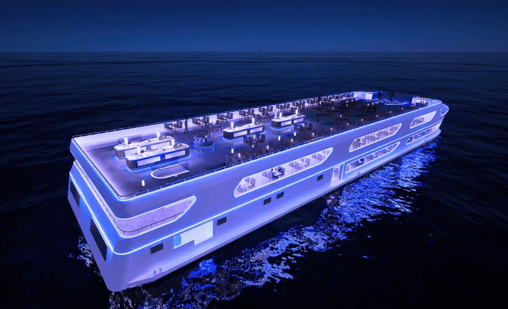 ล่องเรือดินเนอร์หรู The Luxury White จากท่าเรือไอคอนสยาม3