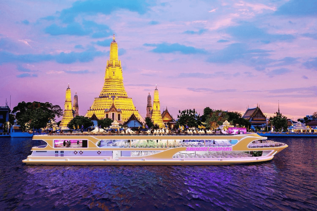ล่องเรือดินเนอร์ สวัสดีเจ้าพระยา กรุงเทพฯ2