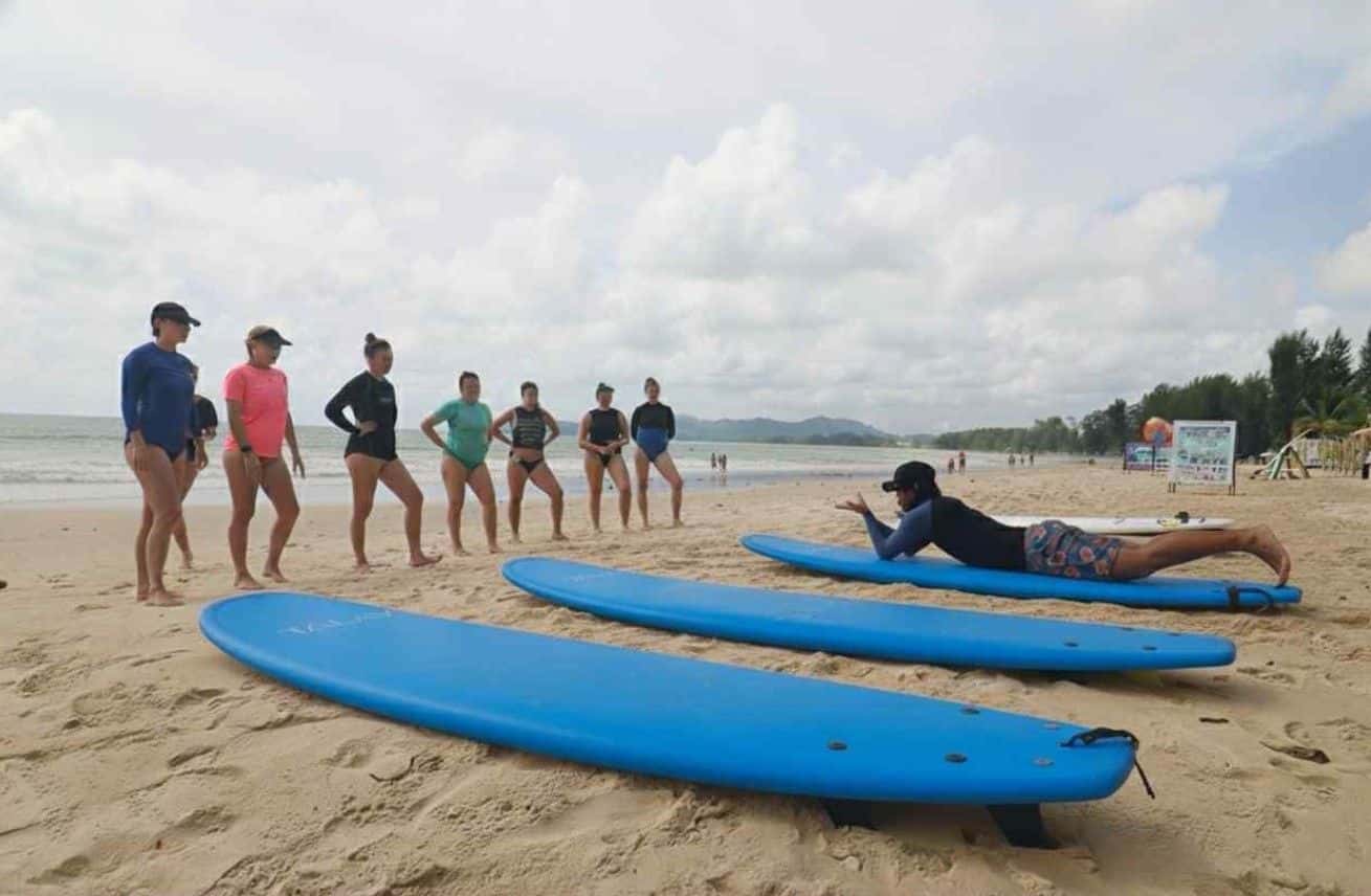 Surf Lessons at Bangtao Surf School Phuket1