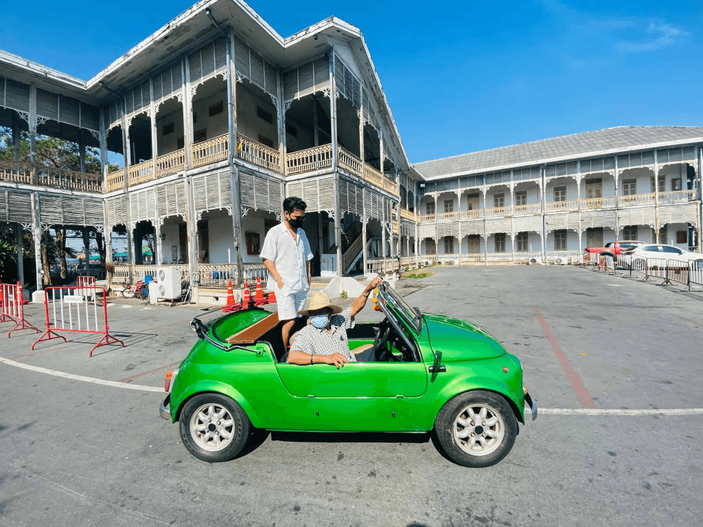 นั่งรถ Fiat ถ่ายรูปวินเทจ ย่านเมืองนนท์ (รถรับ-ส่งจากกรุงเทพฯ) ทริปเที่ยว และเดย์ทริป1
