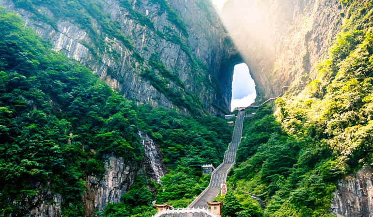 China Chongqing Wulong Sky Well Park Fairy Mountain Park 5 days 4 nights *No Shop* GOCN92754