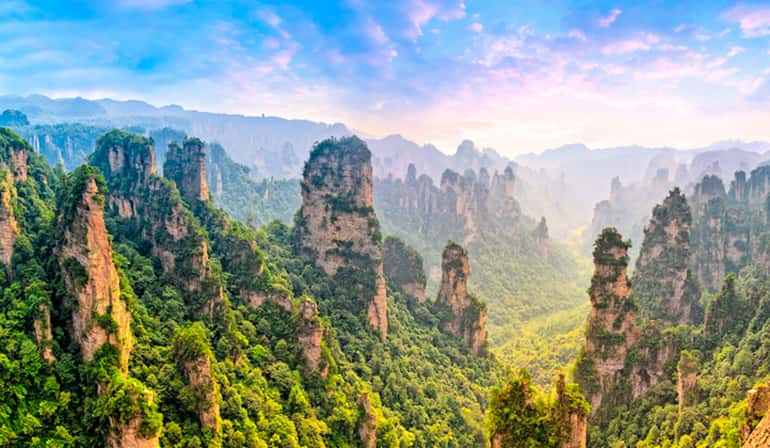 China Chongqing Wulong Sky Well Park Fairy Mountain Park 5 days 4 nights *No Shop* GOCN92753