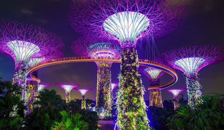Singapore Gardens by the Bay Helix Bridge Merlion 3 Days 2 Nights GOSG95861