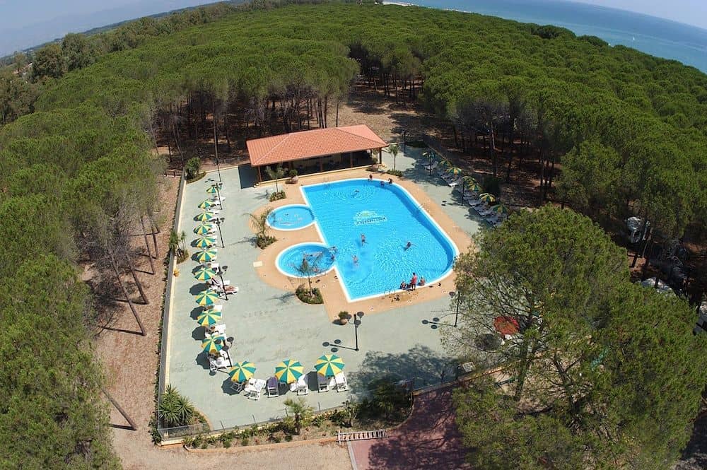 Happy Camp mobile homes in Camping Thurium Villaggio