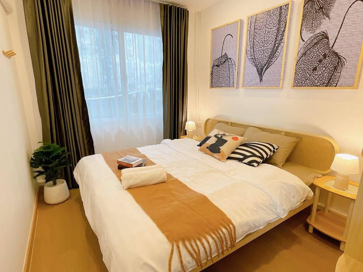 Relax Private terrace&cozy BR,near Grand palace