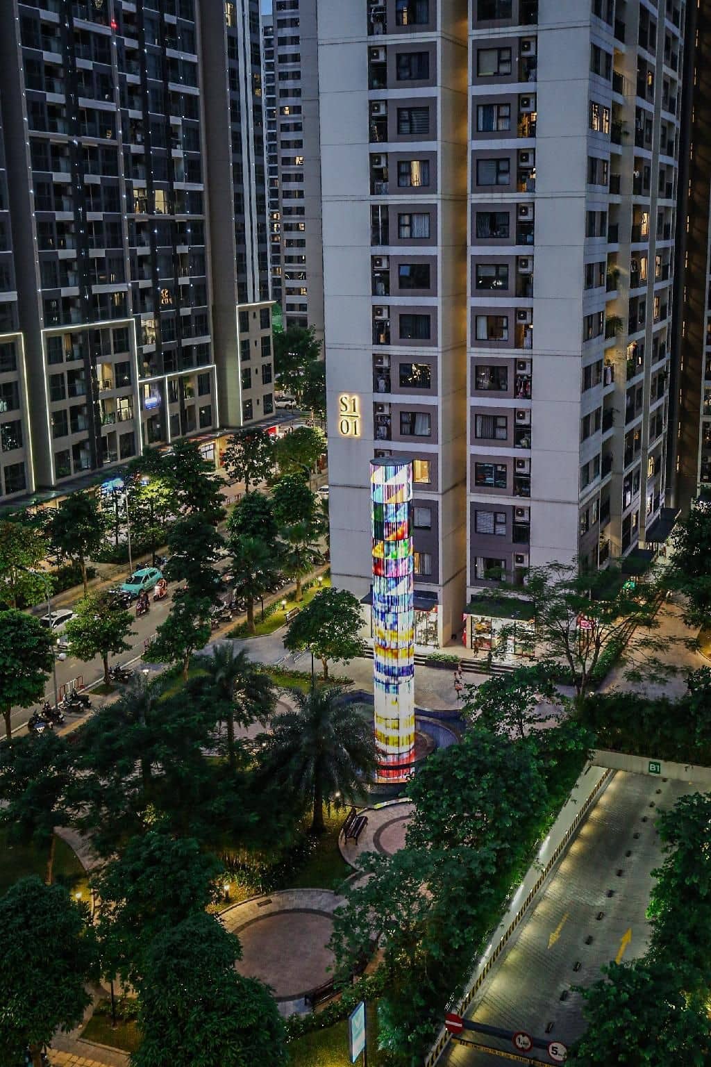 1BR Vinhomes Apartment Balcony
