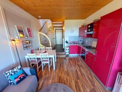 Red villa with shared pool and private garden is the new black on Lake Garda Red villa with shared pool and private garden is the new black on Lake Garda