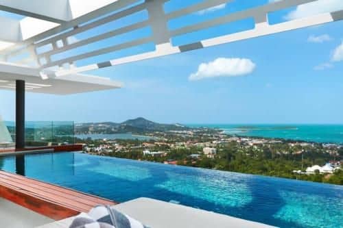Aqua Villa Coral 7, 3 BR, Sea View, Infinity Pool, Sala