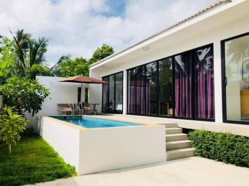 2 Bedroom Luxury Pool Villa Tan - short walk to Beautiful Ban Tai Beach