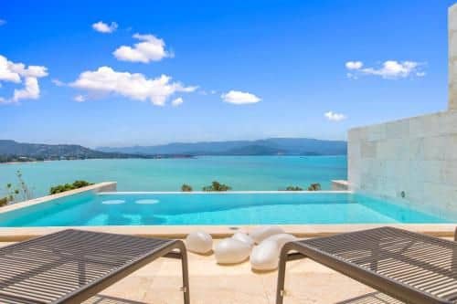 Beachside VILLA AVA at Sunset Cove Beach with Amazing Sea Views