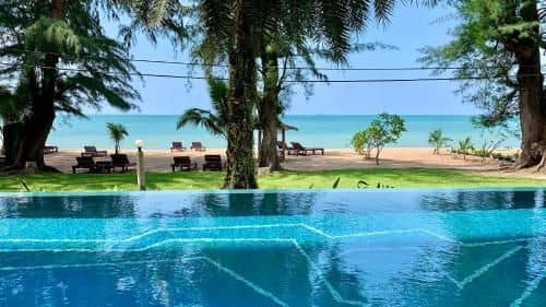 Pattaya beach front condo with private beach