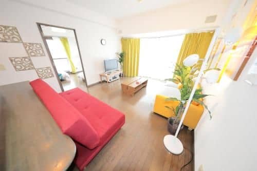 Good View 3Bd Room 7Beds up to 11PAX+WIFI at Namba(54-14)