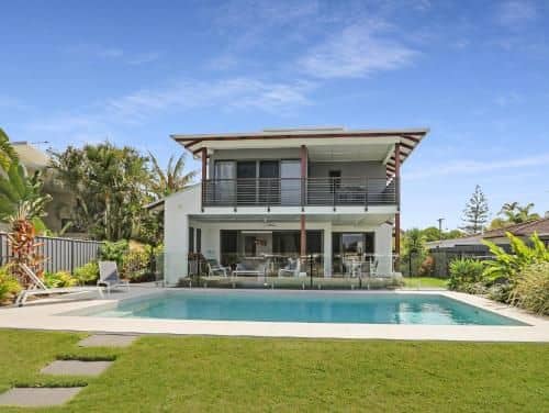 Waterfront Home Bordering Mooloolaba
