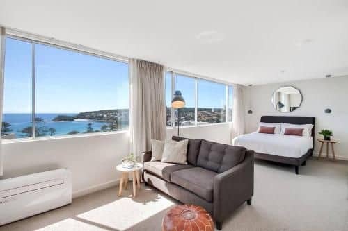 Coastal chic designer apartment